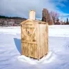 Wędzarnia Ogrodowa Drewniana Komin Duża Eko 60x60x120 Domowe Wedliny
