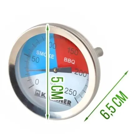Termometr analogowy z sondą Kaminer 0-250 °C