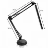 Lampka biurkowa Izoxis Lampa Kreślarska LED czarny moc do 5,6 W