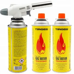 PALNIK GAZOWY LUTLAMPA KARTUSZ REGULACJA + 2 GAZ
