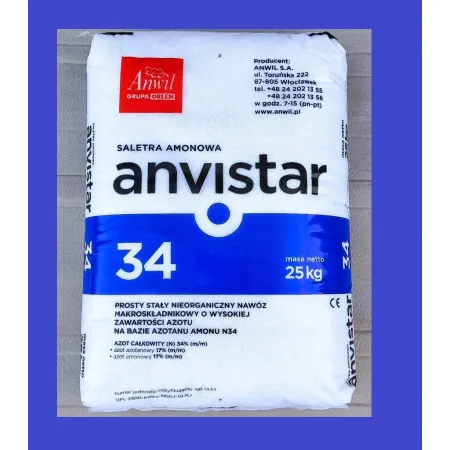 Nawóz Saletra Amonowa Anvistar granulat 20 kg trawa trawnik