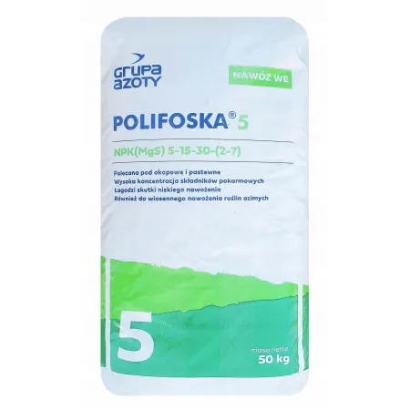 Nawóz wieloskładnikowy Polifoska 5 Grupa Azoty granulat 20 kg